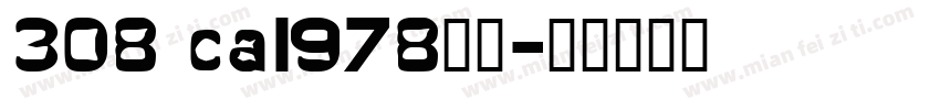 308 cai978字体字体转换